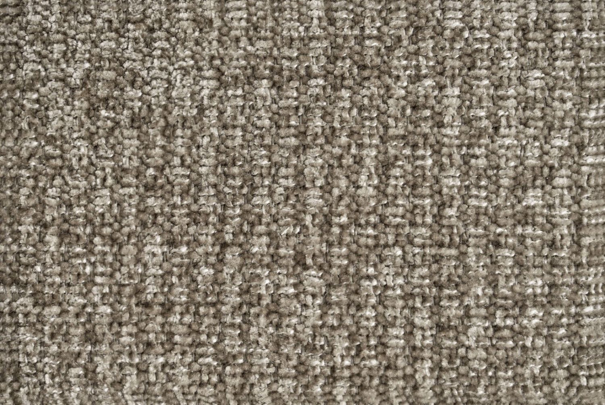 Mocha Fabric Channel Tufted Design 3 Seater Sofa