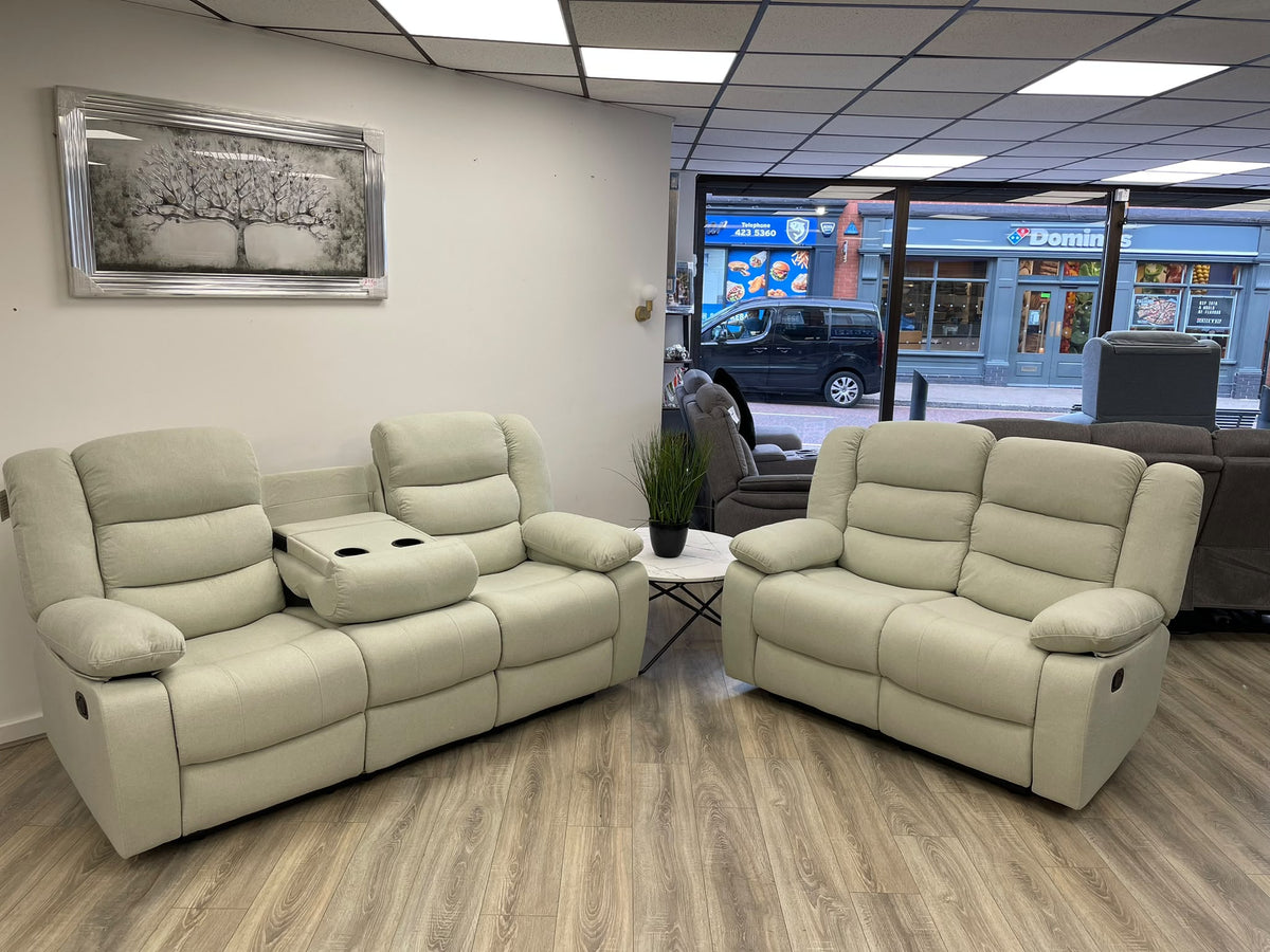 Verona 3+2 Fabric Recliner Sofa Set