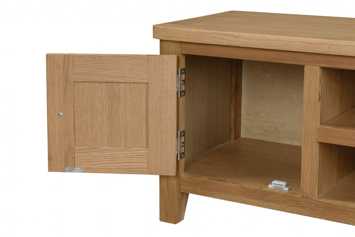 Natural Oak 1 Door Small TV Media Entertainment Unit
