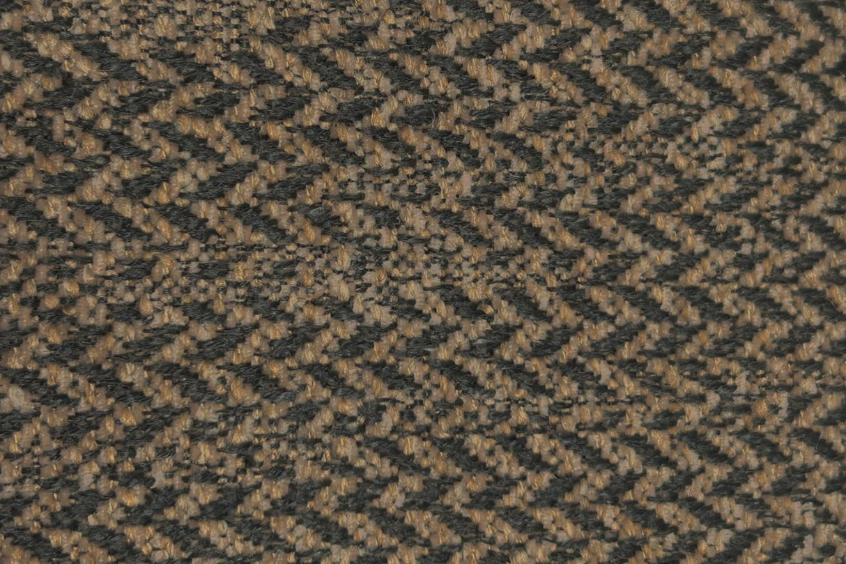 Camel Fabric Wing Back Accent Chair Dark Wooden Legs