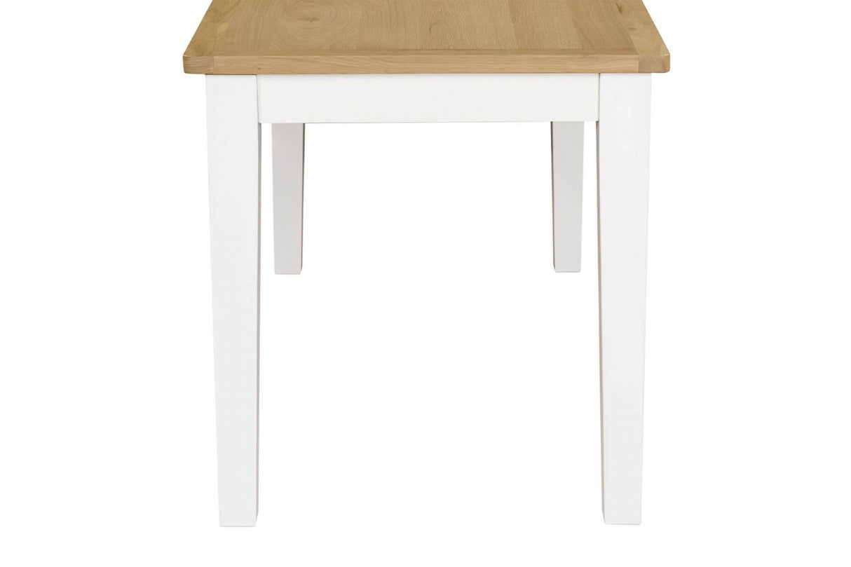 Cashmere Wooden Extending Dining Table Oak Top 160 to 200cm