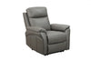 Modern Truffle Leather Electric Recliner Chair