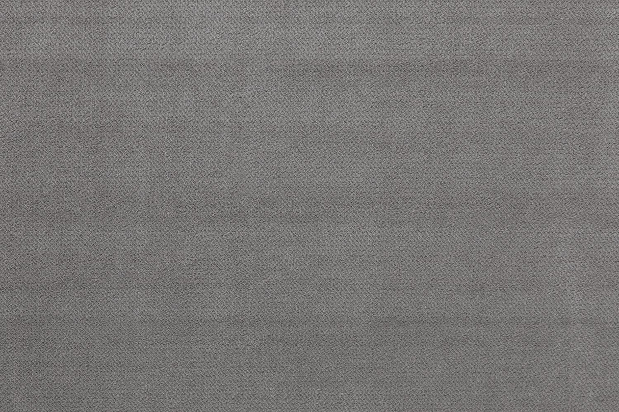 Grey Fabric Upholstered Large Corner Group Sofa Curved Arms