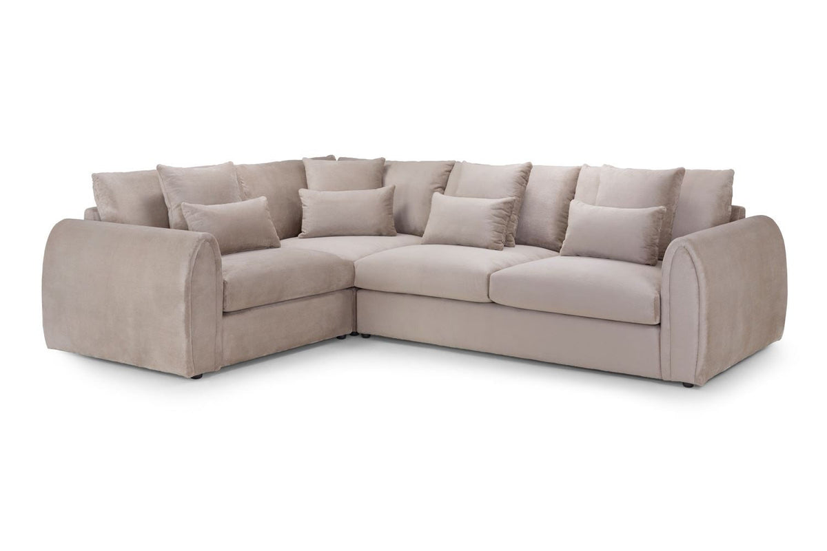 Mirabel Sofa Mocha Left Hand Facing Corner - Ready2Go Furniture