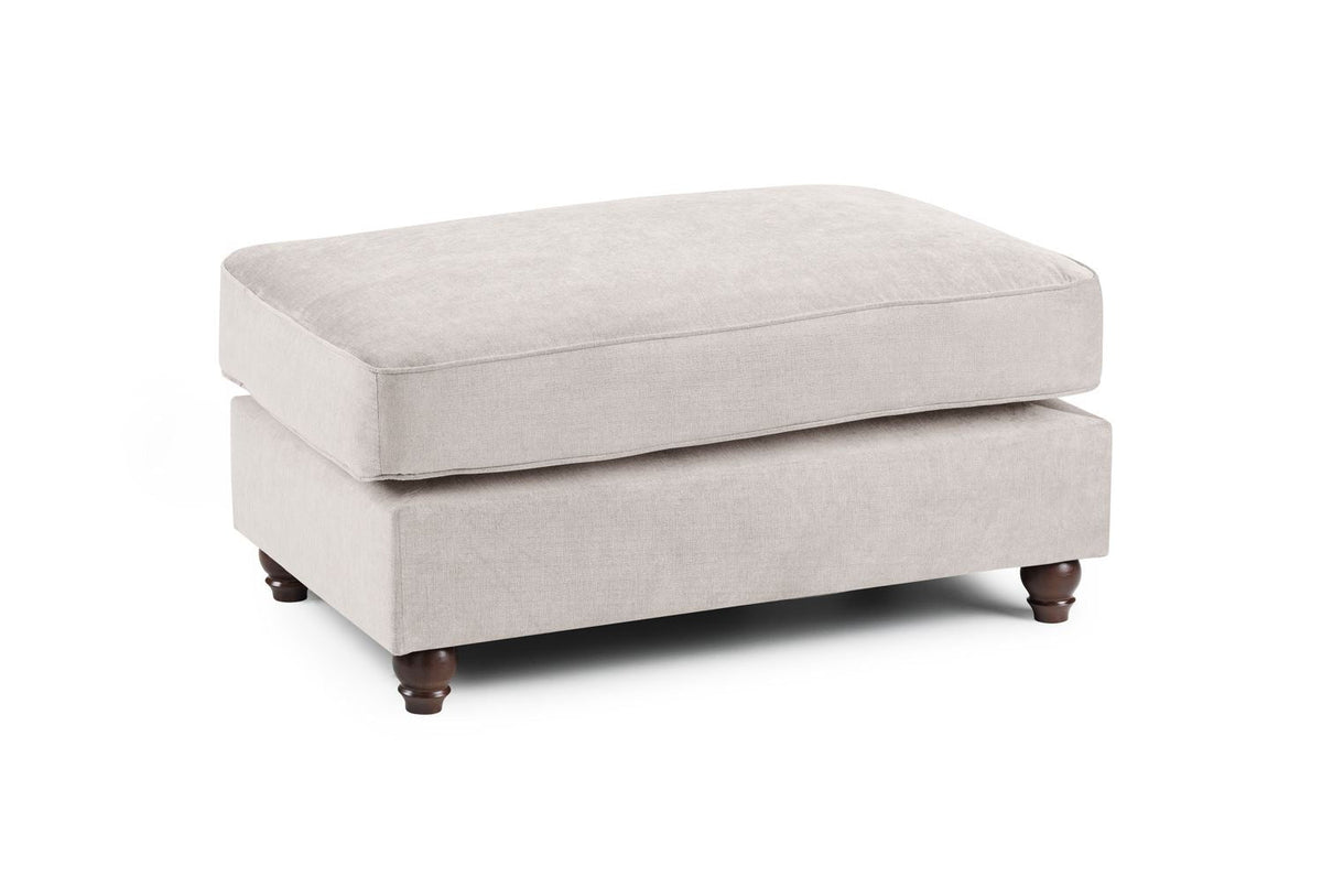 Windsor Fullback Sofa Stone Footstool - Ready2Go Furniture