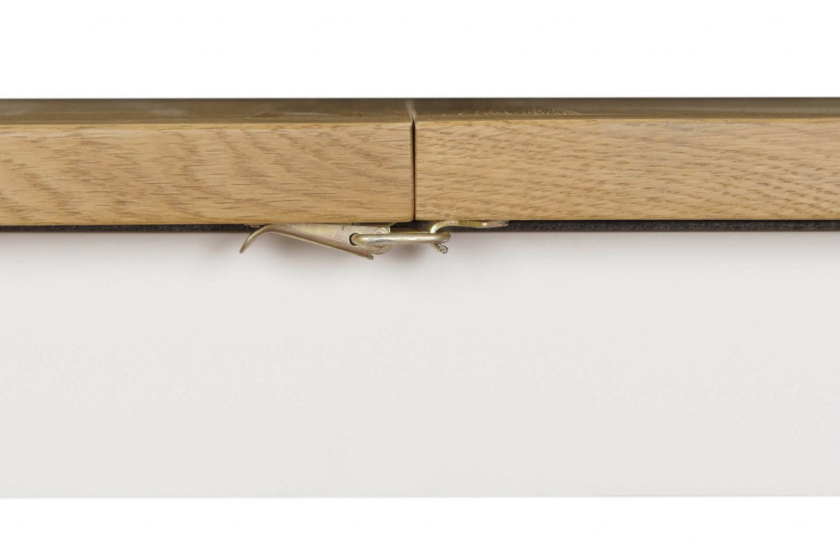 Cashmere Wooden Extending Dining Table Oak Top 120 to 160cm