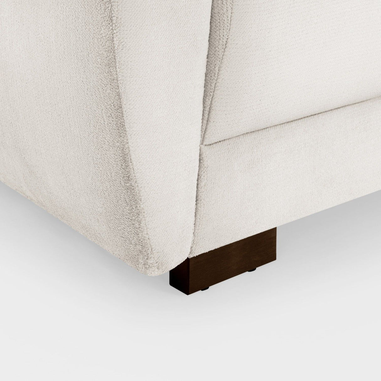 Cream Chenille Fabric 2 Seater Large Convertible Sofabed