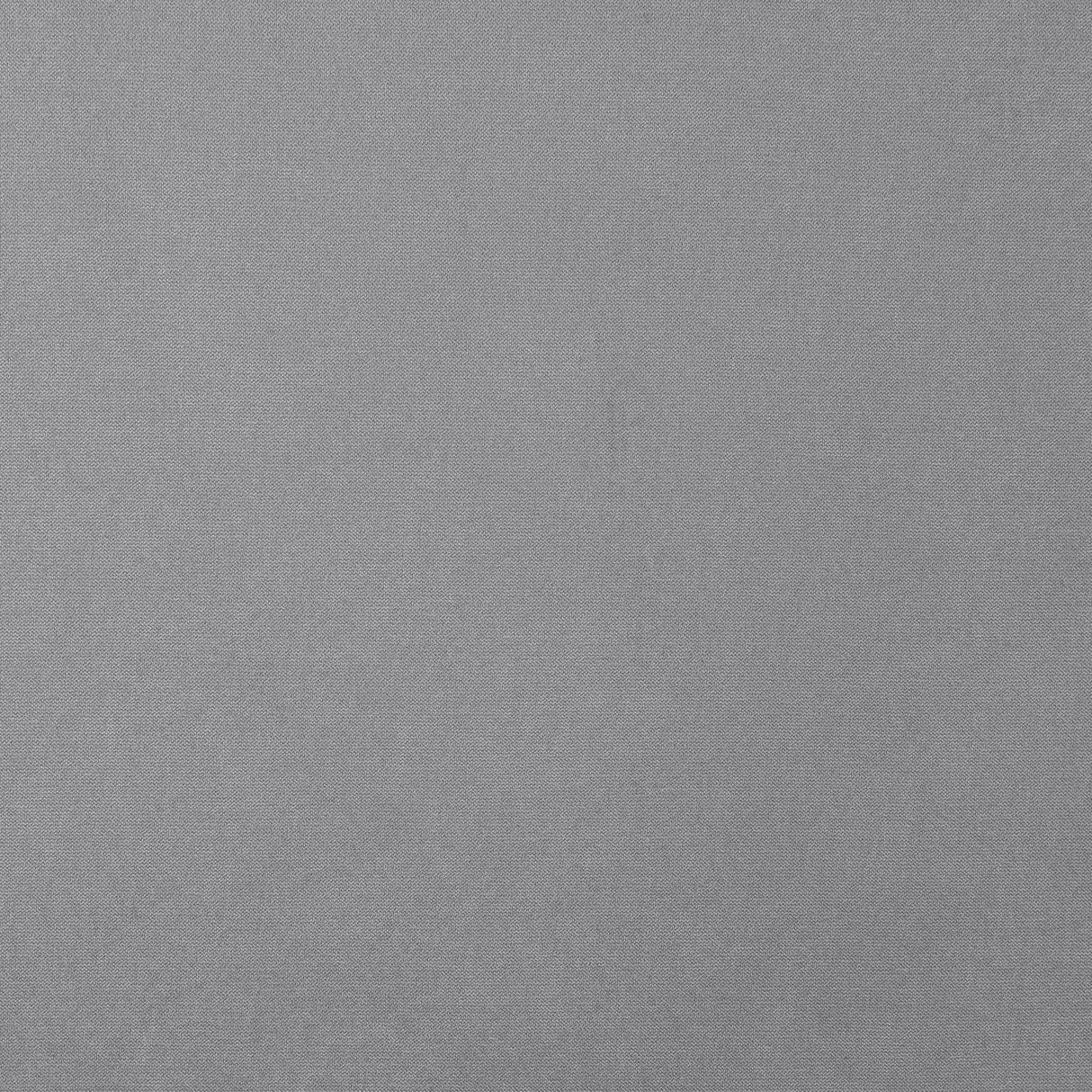 Grey Fabric Upholstery U Shape Corner Sofa Black Feet