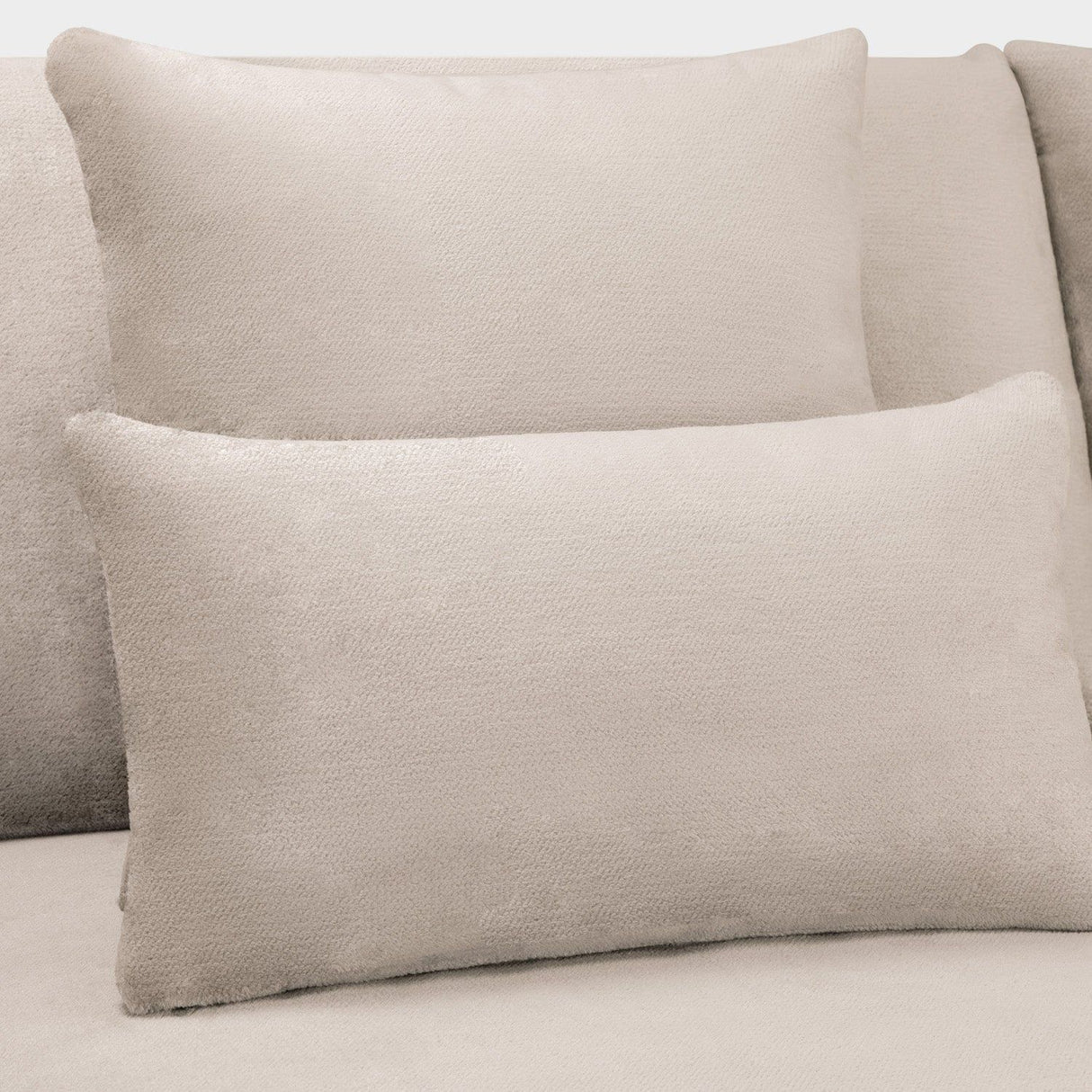 Mocha Velvet Large Corner Group Sofa 5 Seater