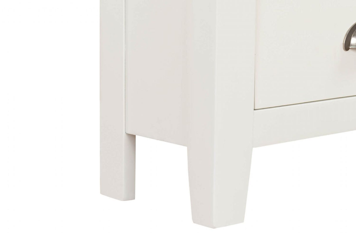 Cashmere Wooden 2 Drawer Corner TV Media Unit Oak Top