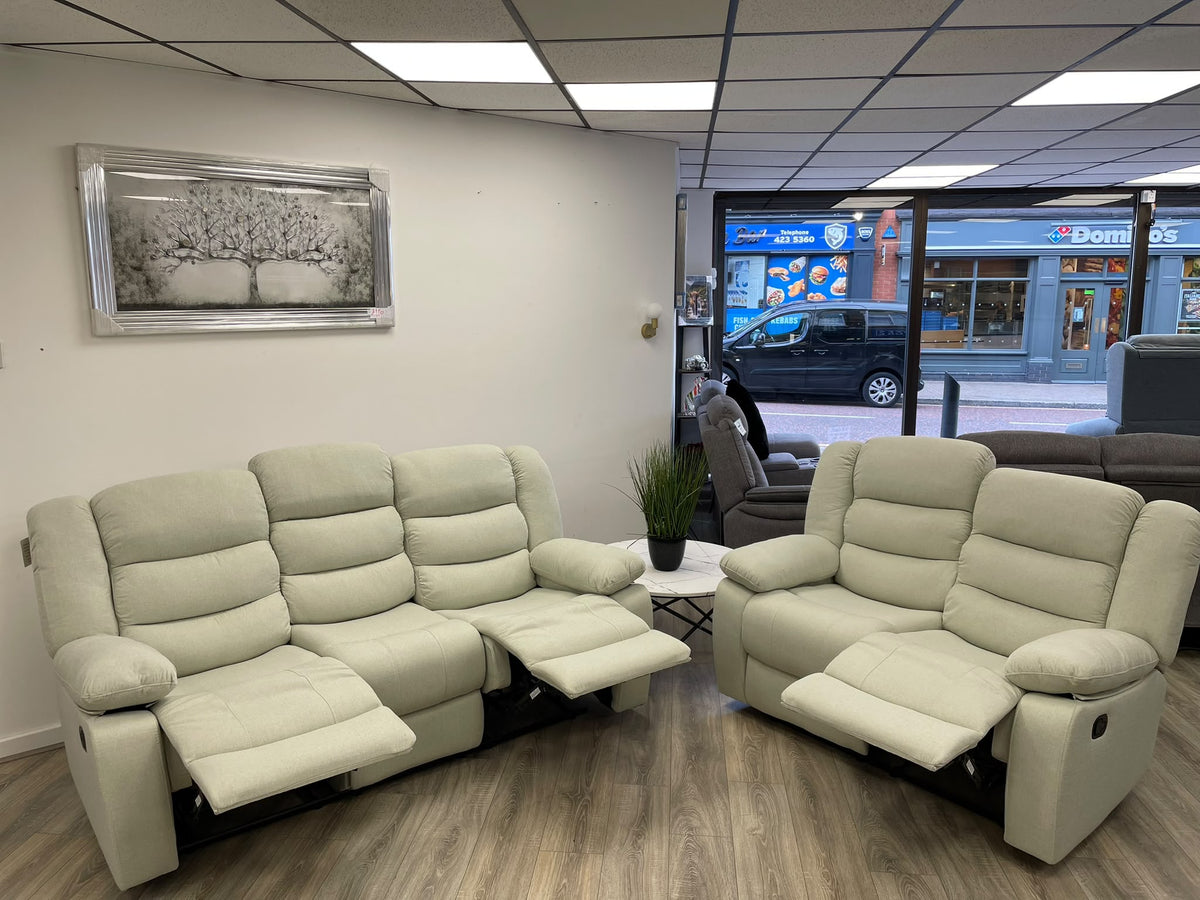 Verona 3+2 Fabric Recliner Sofa Set