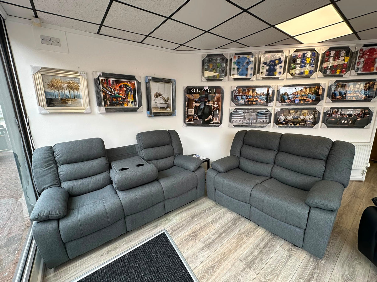 Verona 3+2 Fabric Recliner Sofa Set