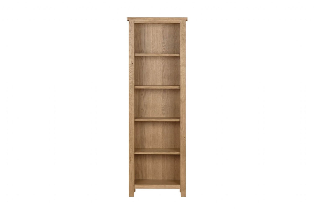 Marsden Bookcase Low Wide Natural Oak (Nett)