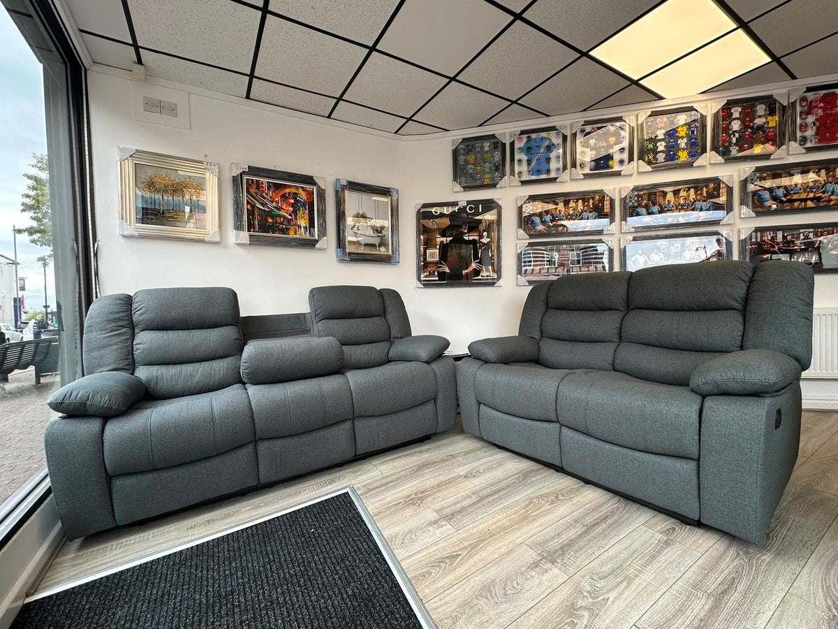 Verona 3+2 Fabric Recliner Sofa Set