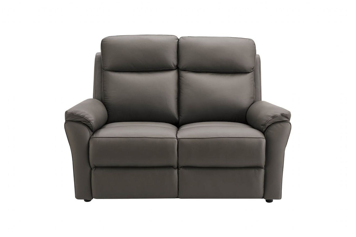 Truffle Leather Upholstered 2 Seater Sofa