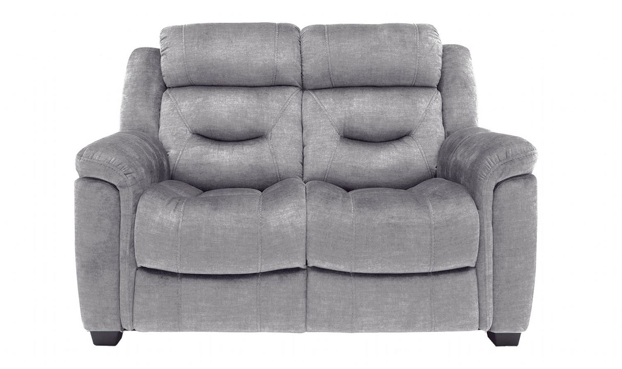 2 Seater Fixed Grey