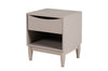 Grey Painted Wooden Bedside Table