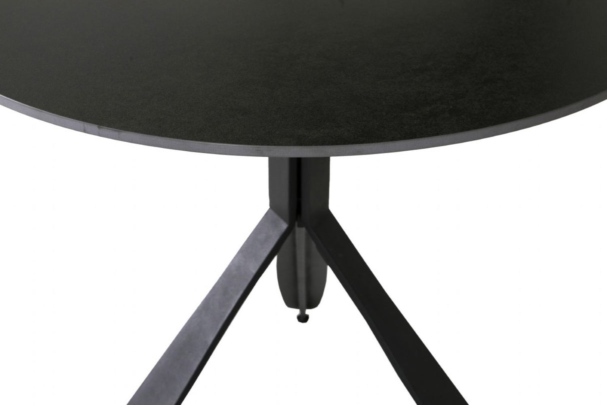 Circular Dining Table 800 Black