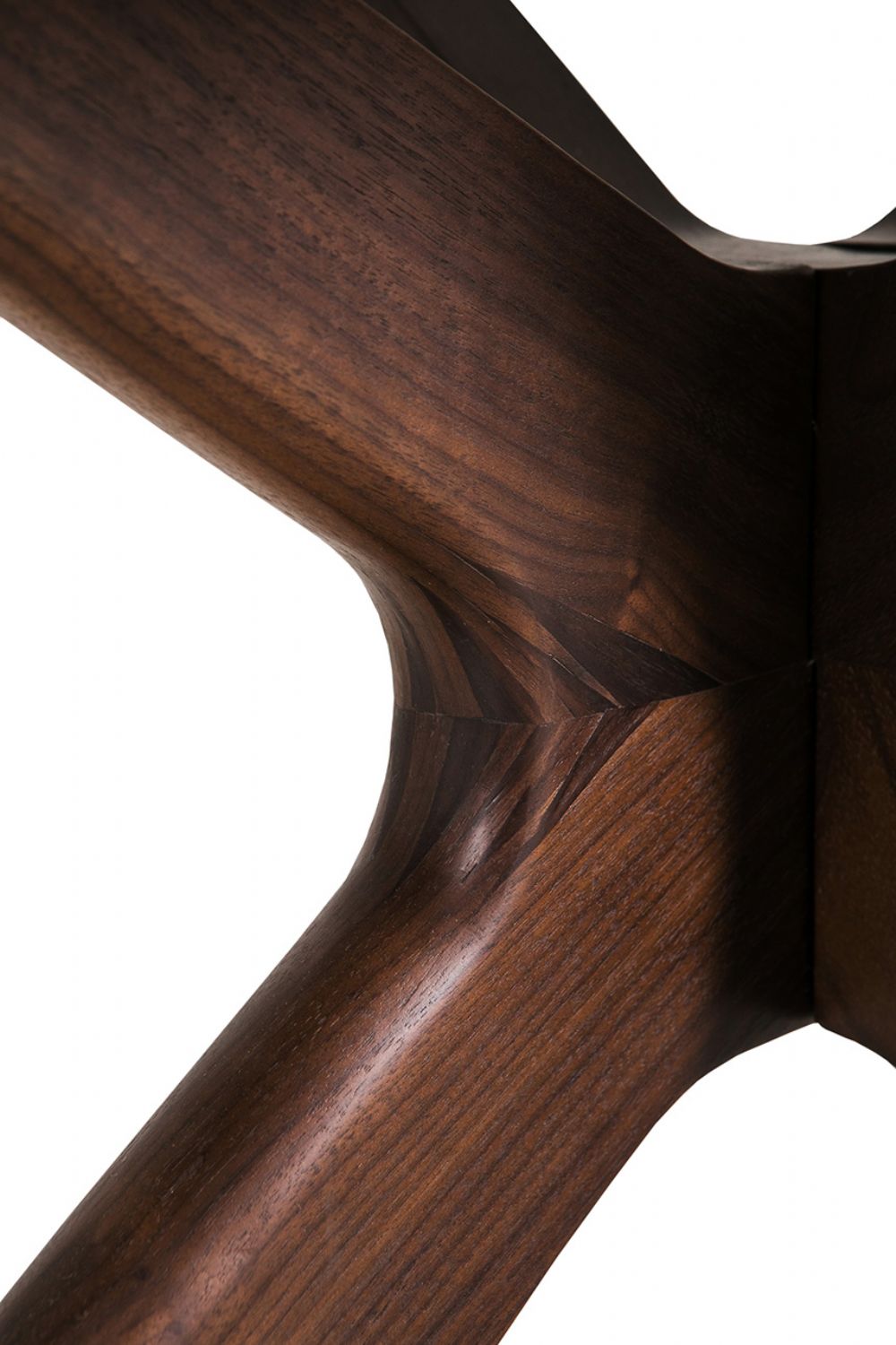 Large Walnut 180cm Rectangular Dining Table Stone Effect Top