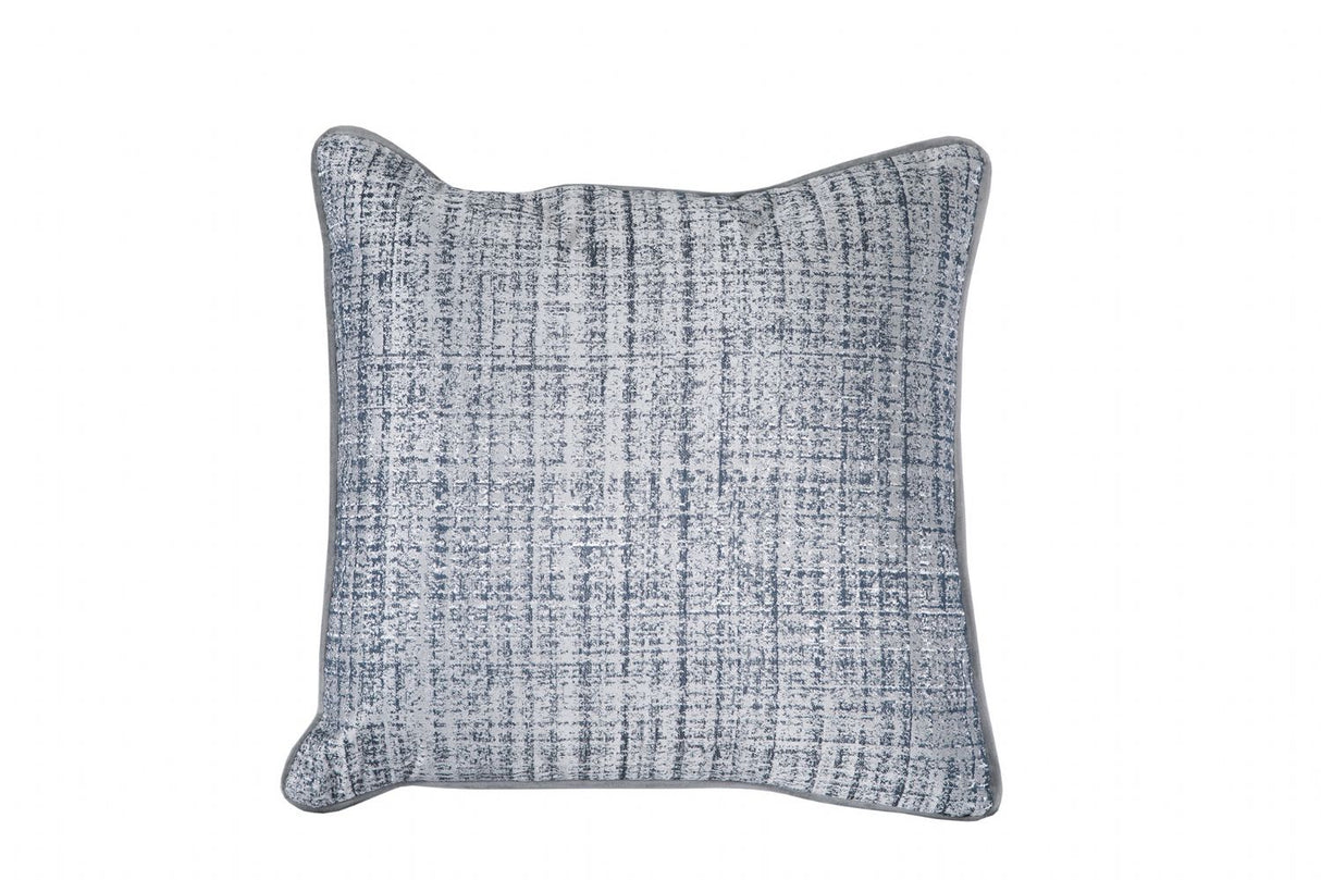 Blue Velvet Fabric Standard Back Occasional Armchair