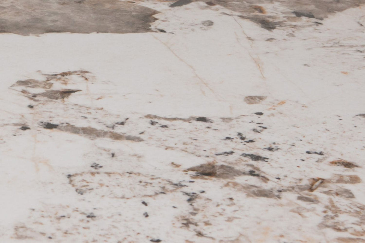 Walnut Square Lamp Table Ceramic Effect Top