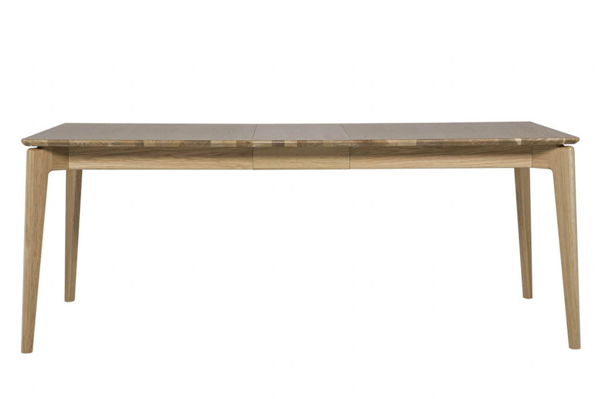 Scandi Natural Oak Extending Dining Table 125 to 165cm