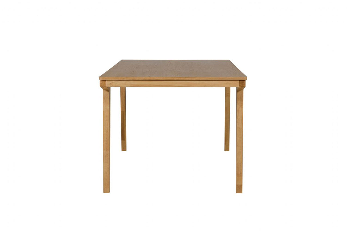 Natural Oak Dining Table with Lacquered Finish 160cm