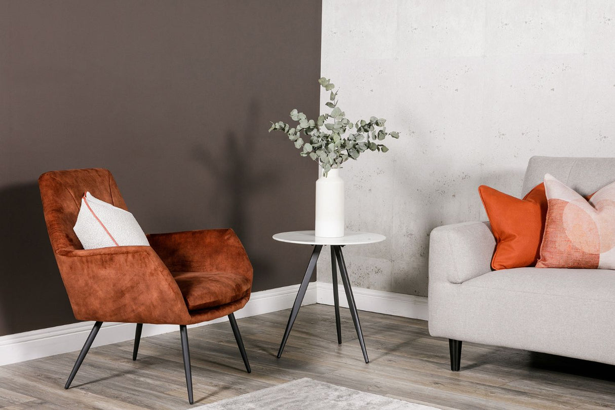 Flynn Accent Chair Rust