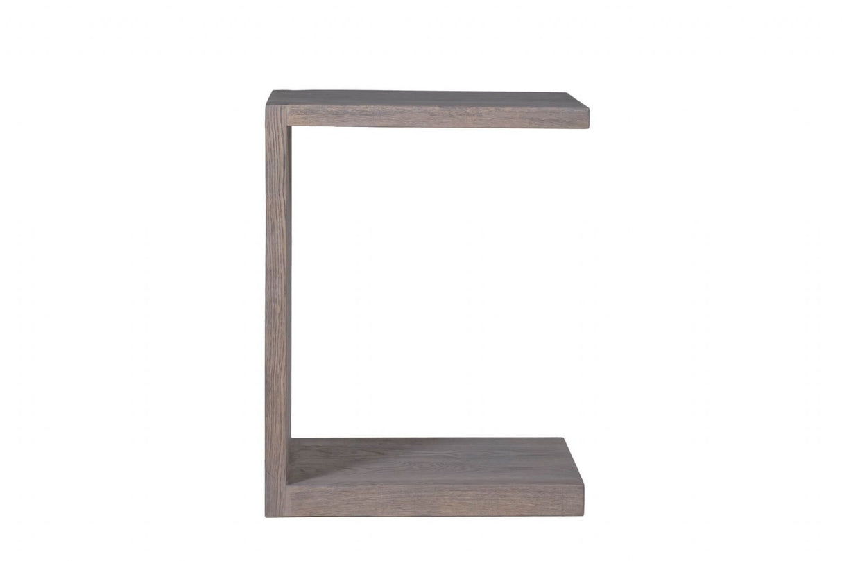 Natural Smoked Oak Slim Drinks Sofa Table