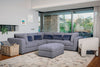Humphrey Corner Arm Sectional Blue