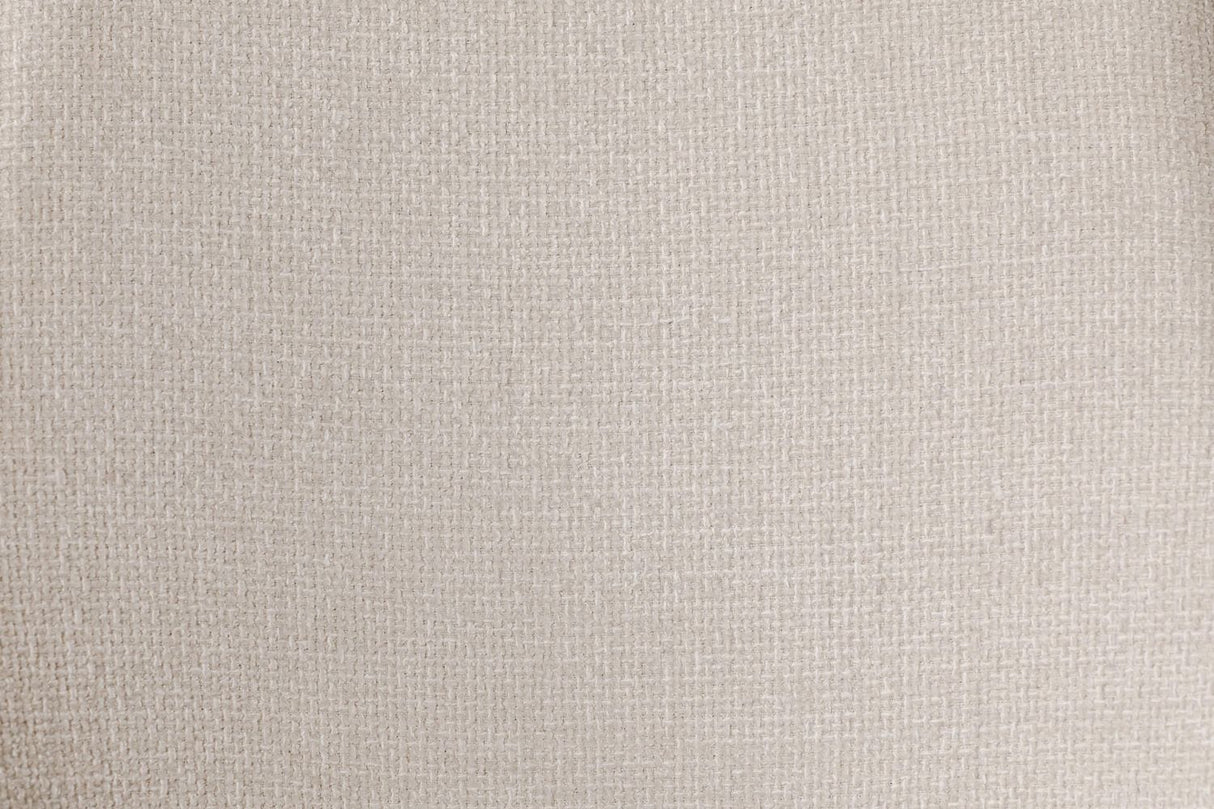 Biscuit Leather Effect and Fabric Dining Chair Metal Legs