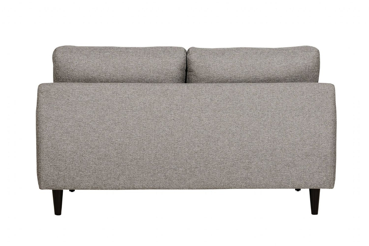 Charcoal Fabric 2 Seater Buttoned Back Sofa