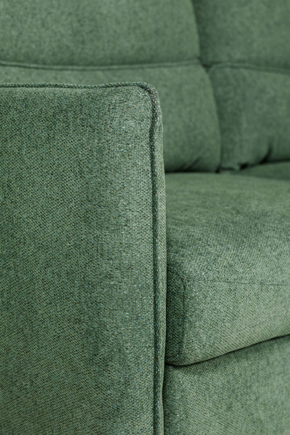Green Fabric Pull Out Sofa Bed