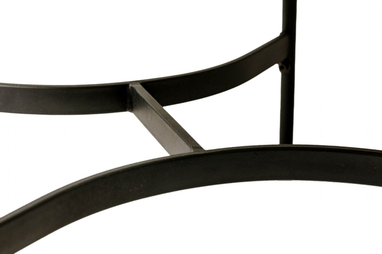 Beau Round Lamp Table Brown