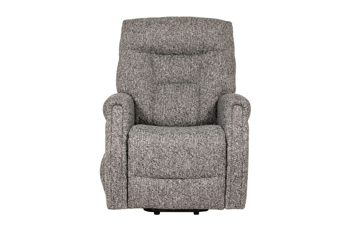 Dark Grey Fabric Electric Lift and Rise Armchair Recliner
