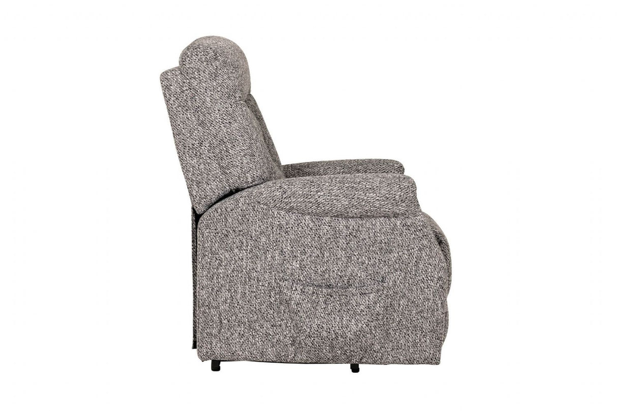 Dark Grey Fabric Electric Lift and Rise Armchair Recliner