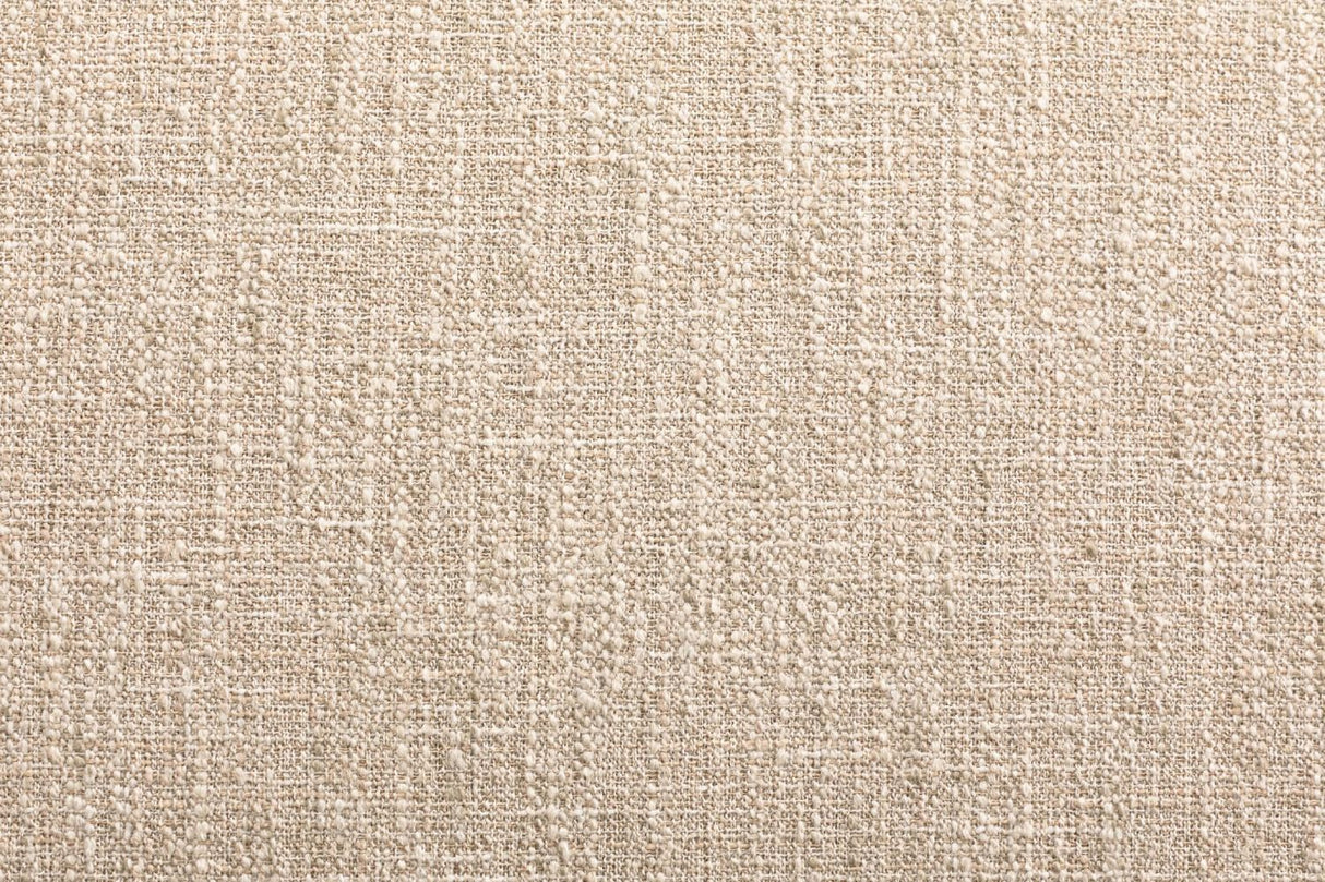 Ebony Trimmed Natural Fabric Super King Size Bed Frame