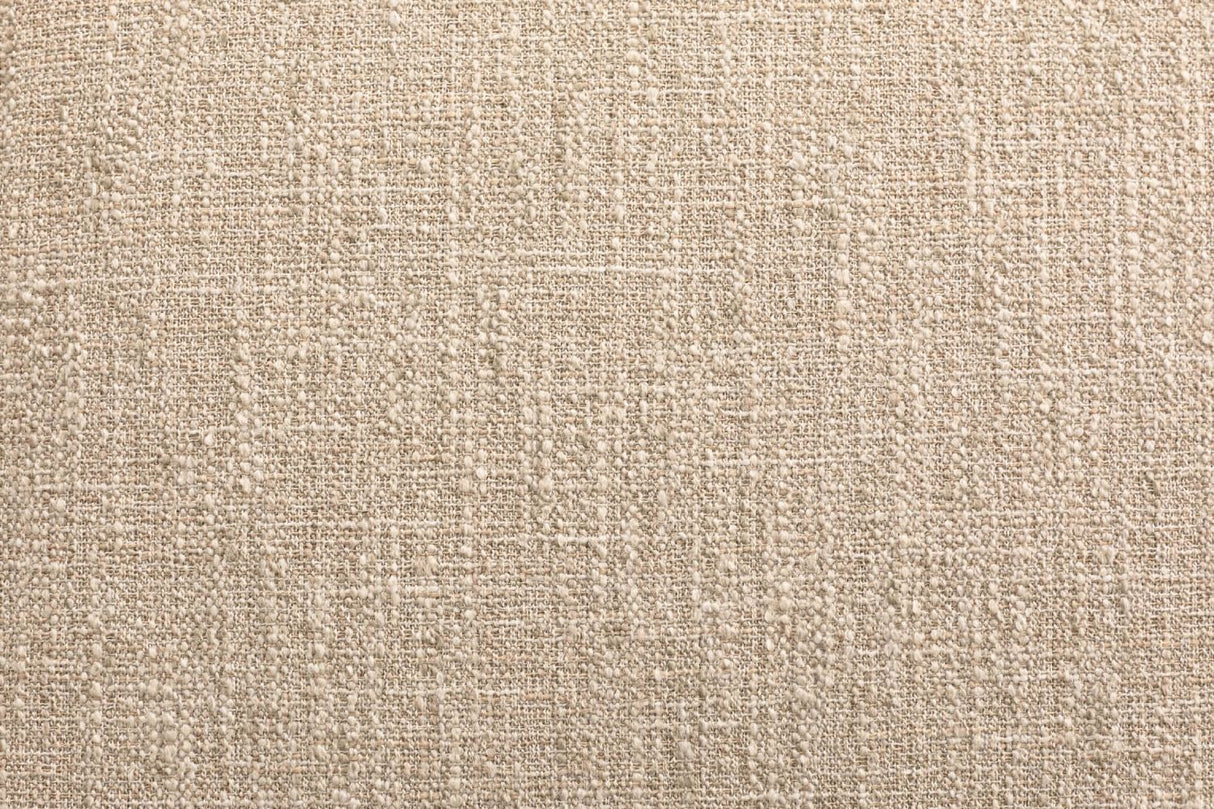 Ebony Trimmed Natural Fabric 5ft King Size Bed Frame