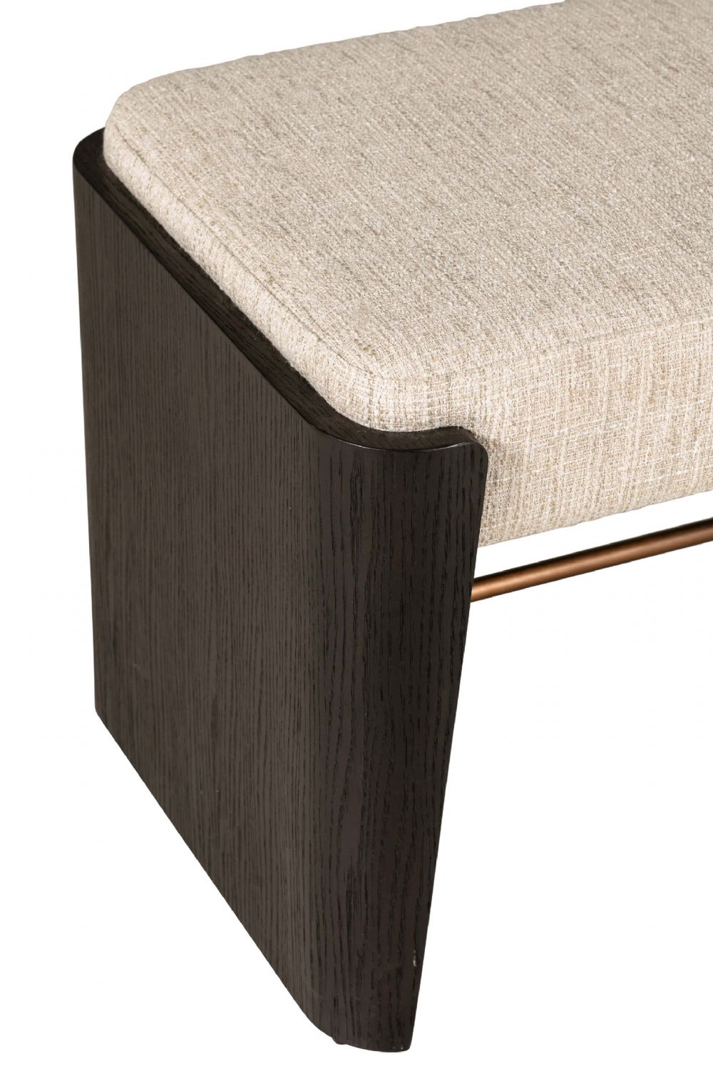 Ebony Wooden Luxurious Design End of Bed Bench