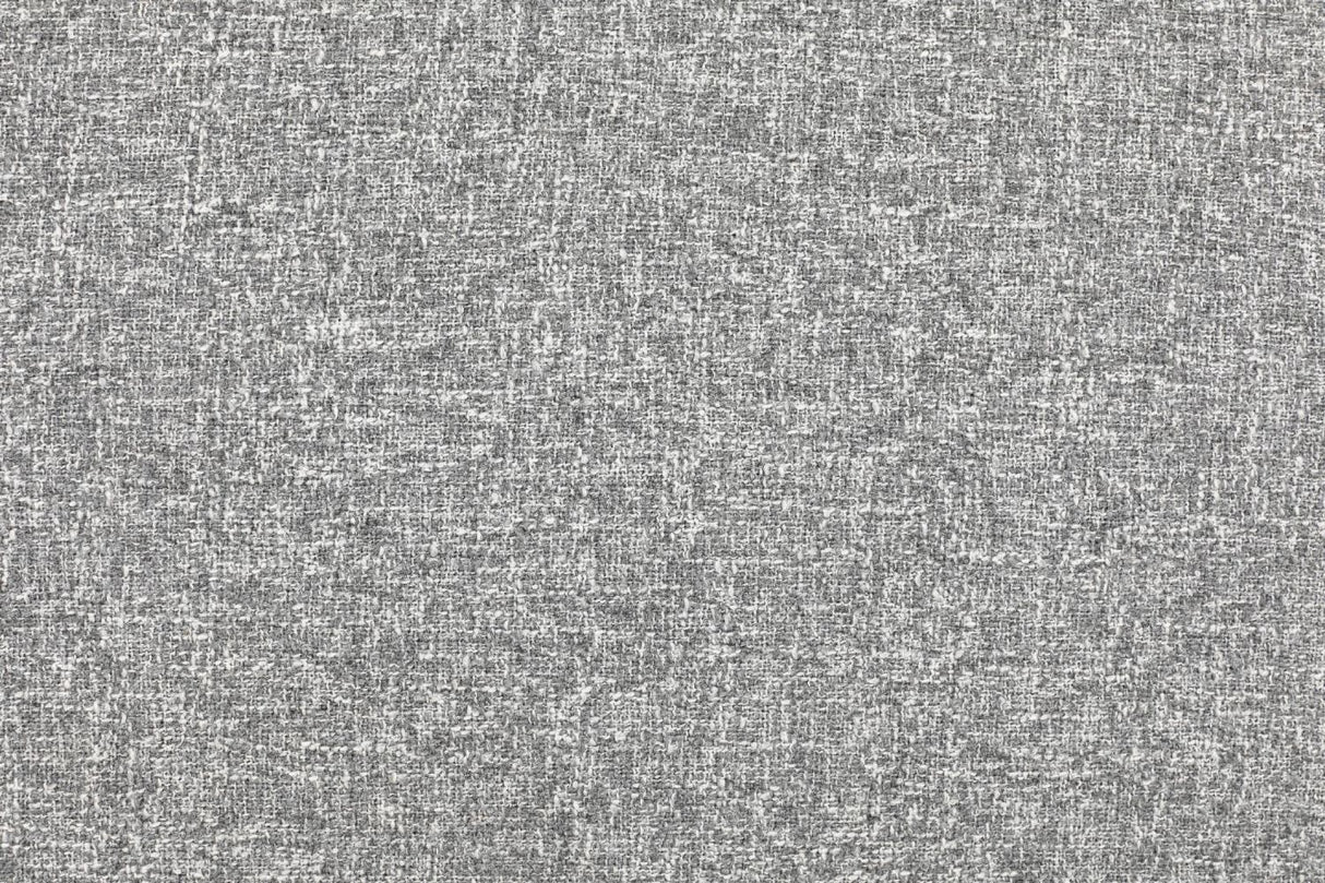 Grey Textured Fabric Swivel Accent Chair