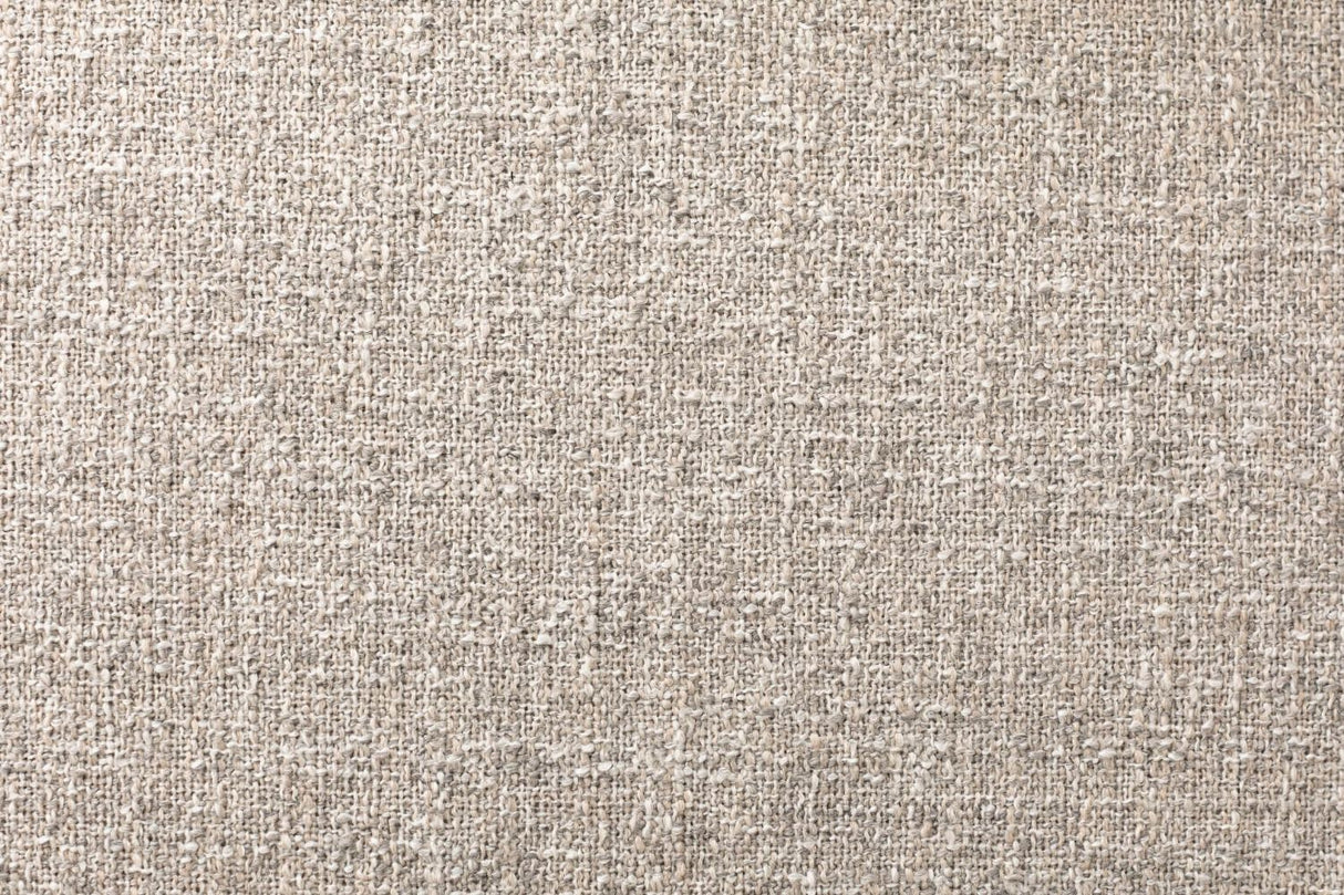 Natural Fabric Right Hand Facing Arm Sectional with Cushions