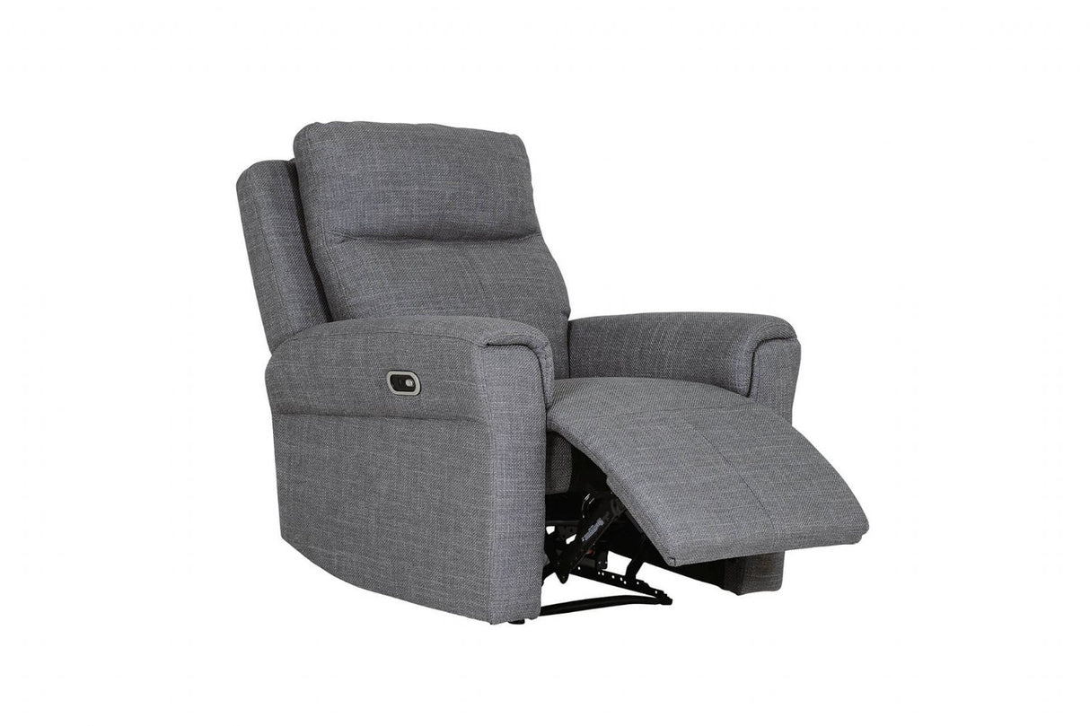 Charcoal Fabric Electric Power Recliner Chair