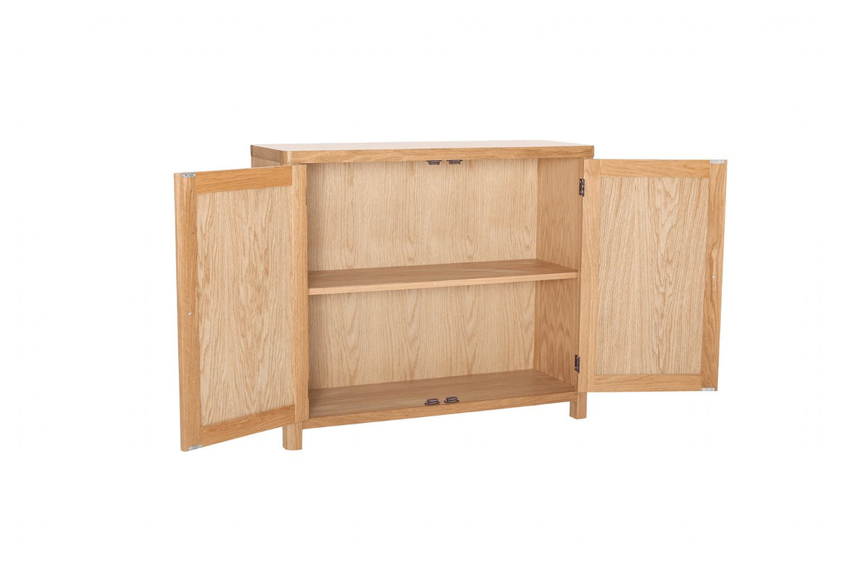 Natural Oak Small 2 Door Sideboard