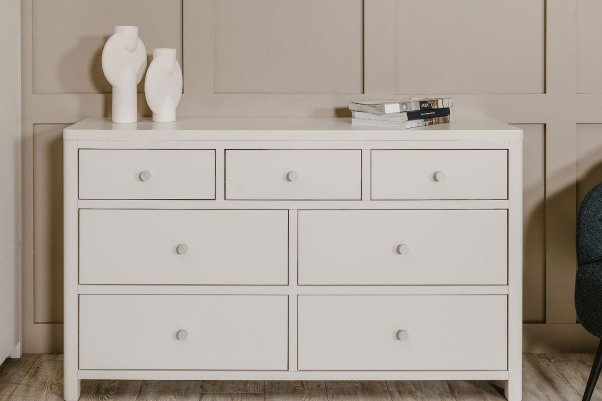 Freya 7 Drawer Chest of Drawers Natural