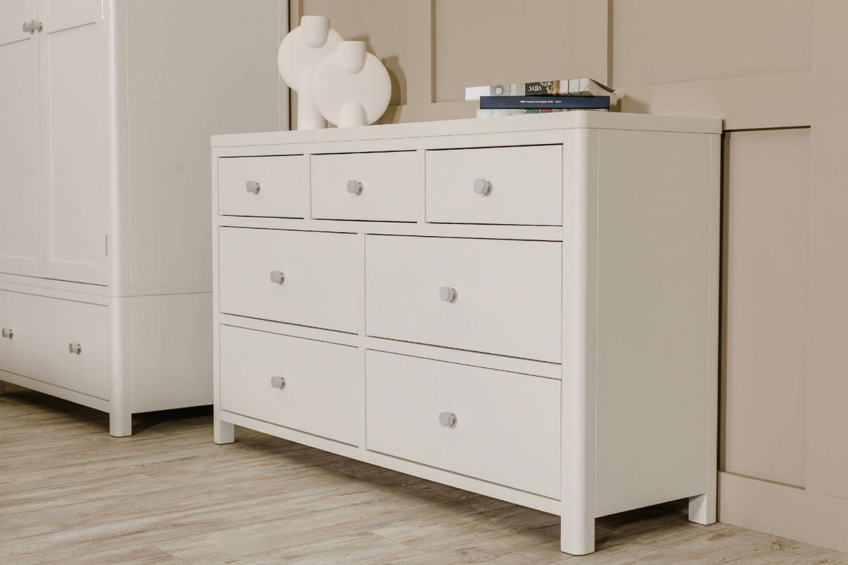 Freya 7 Drawer Chest of Drawers Natural