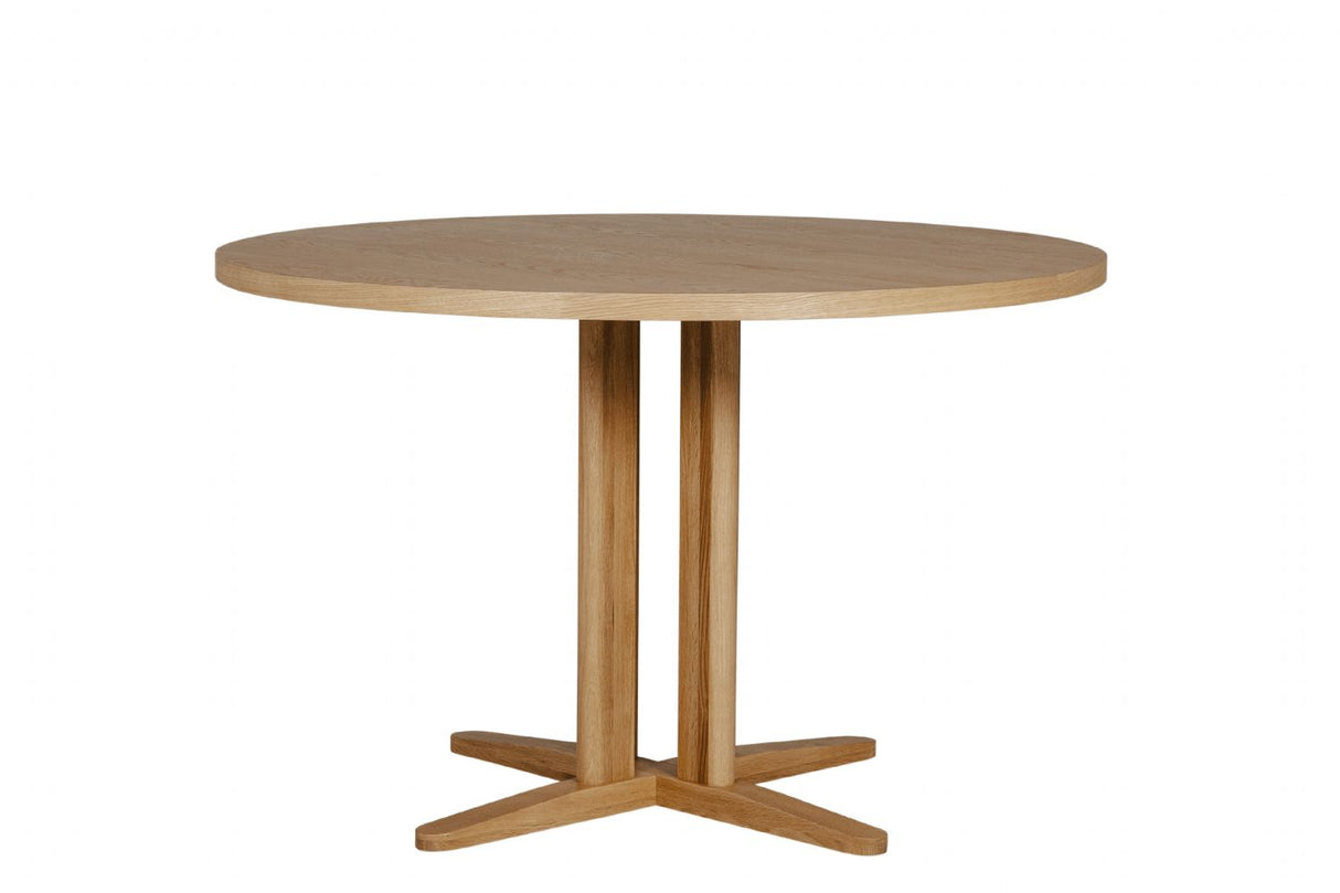 Natural Oak Small Round Dining Table 120cm