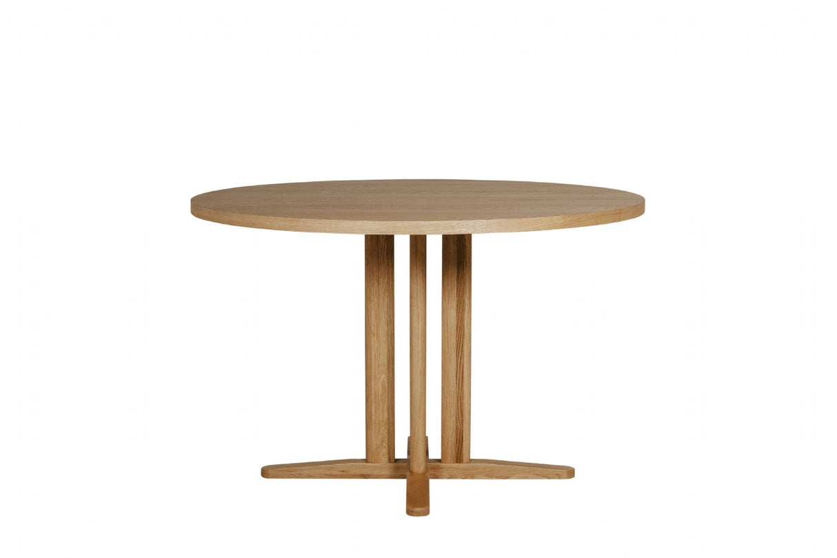 Natural Oak Small Round Dining Table 120cm