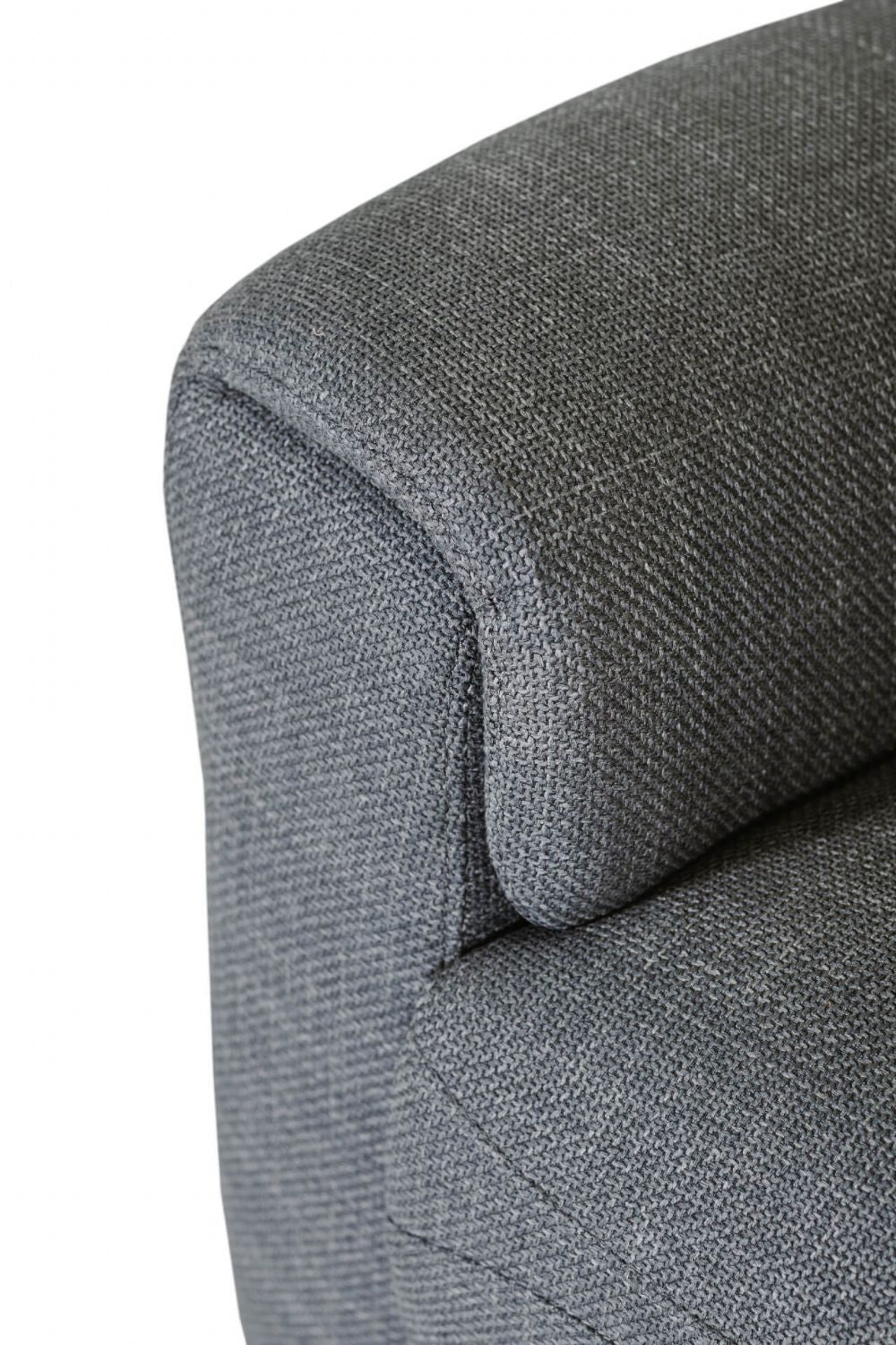 Charcoal Fabric Electric Power Recliner Chair