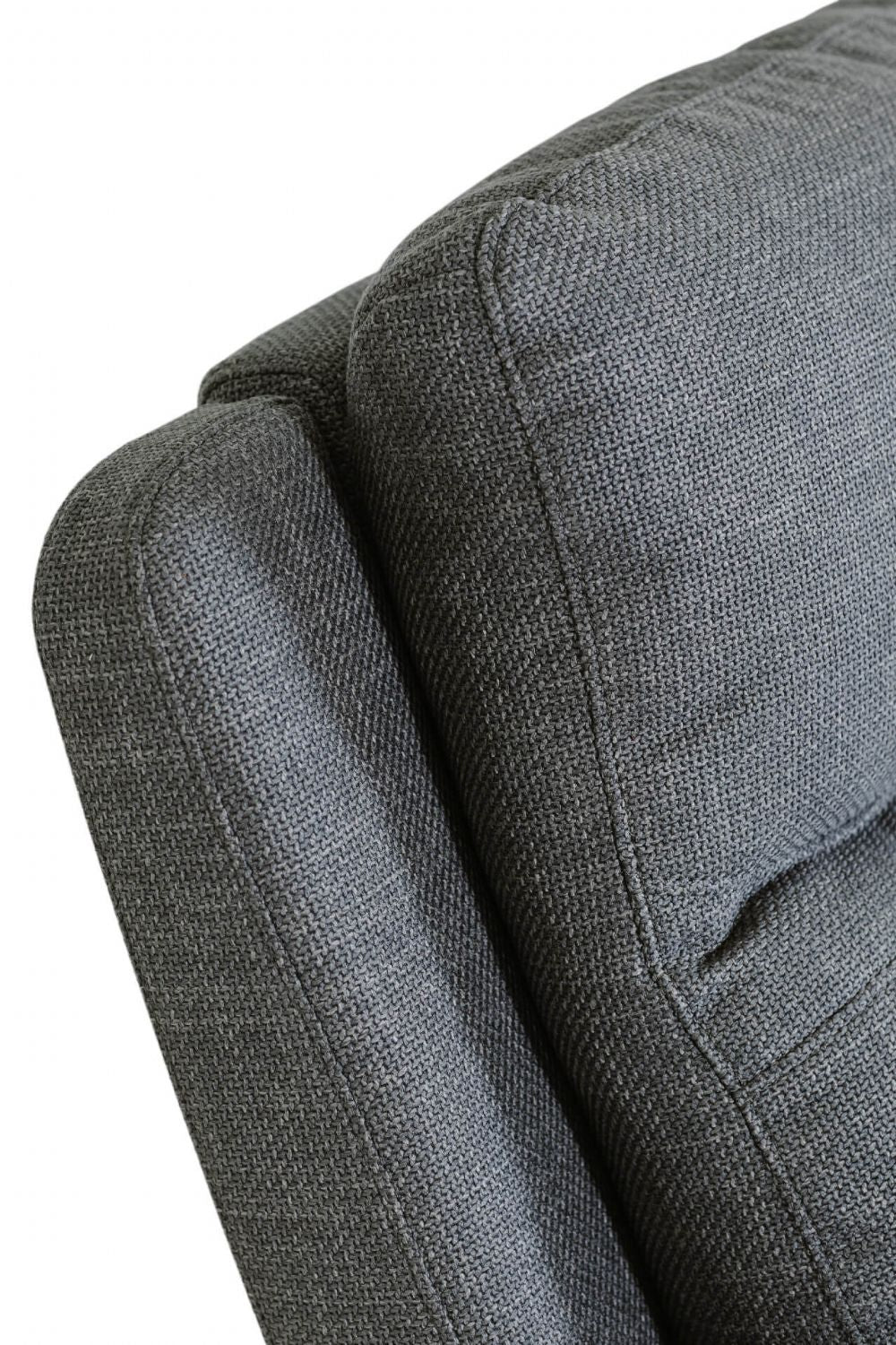 Charcoal Fabric Electric Power Recliner Chair