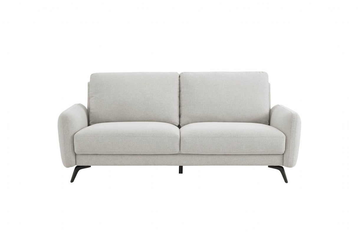 Oatmeal Fabric 3 Seater Standard Back Sofa